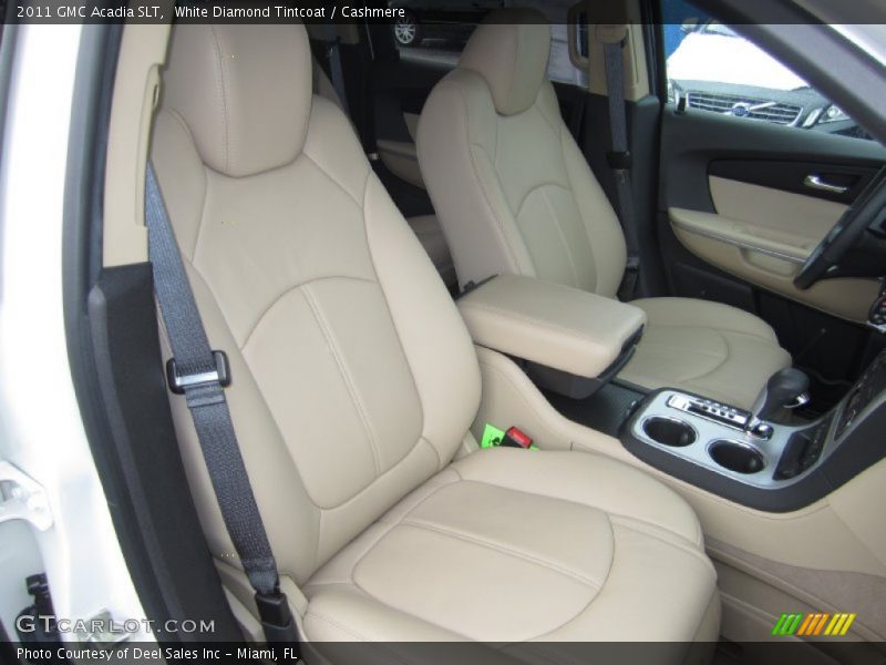 White Diamond Tintcoat / Cashmere 2011 GMC Acadia SLT
