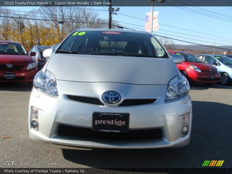 Classic Silver Metallic / Dark Gray 2010 Toyota Prius Hybrid V