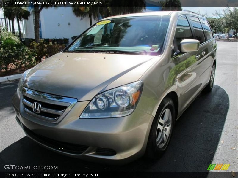 Desert Rock Metallic / Ivory 2005 Honda Odyssey EX-L