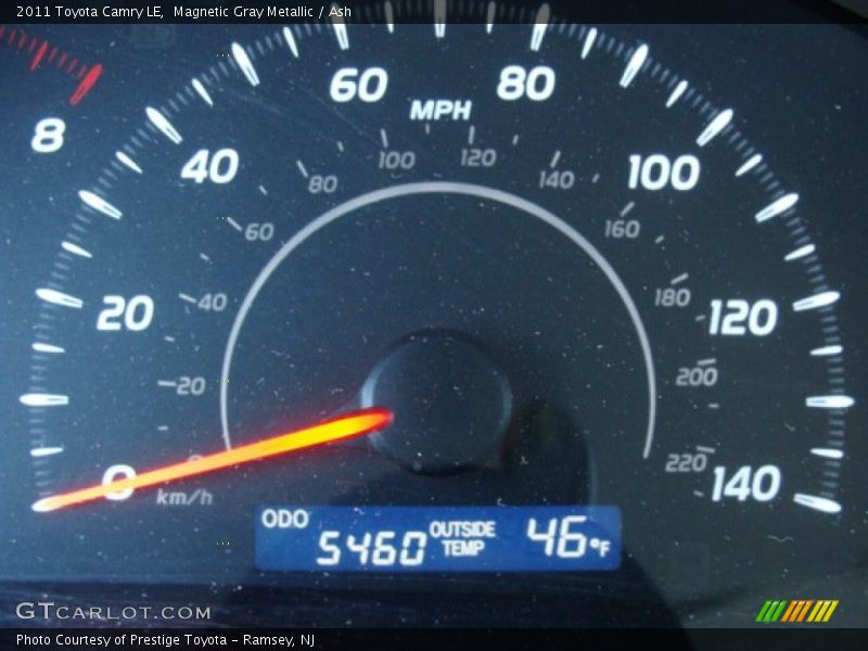 Magnetic Gray Metallic / Ash 2011 Toyota Camry LE