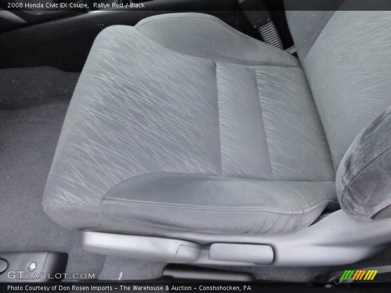 Rallye Red / Black 2008 Honda Civic EX Coupe