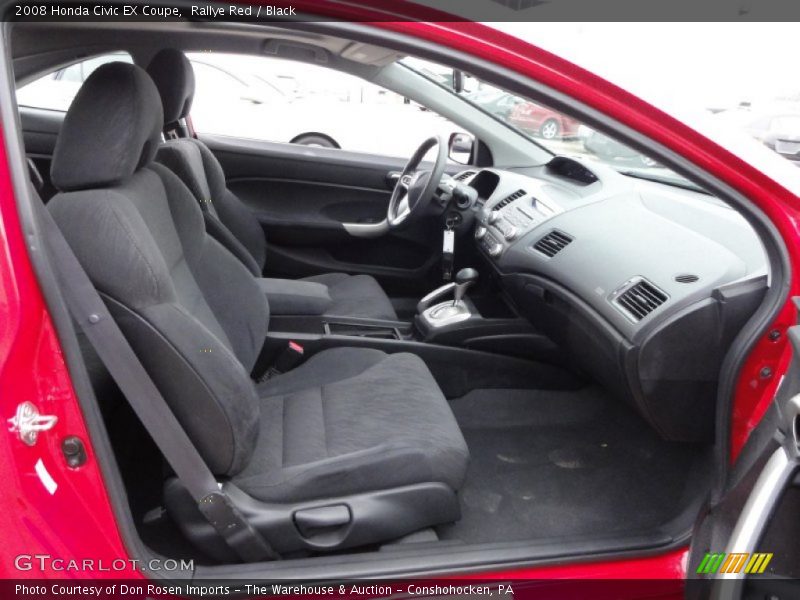 Rallye Red / Black 2008 Honda Civic EX Coupe