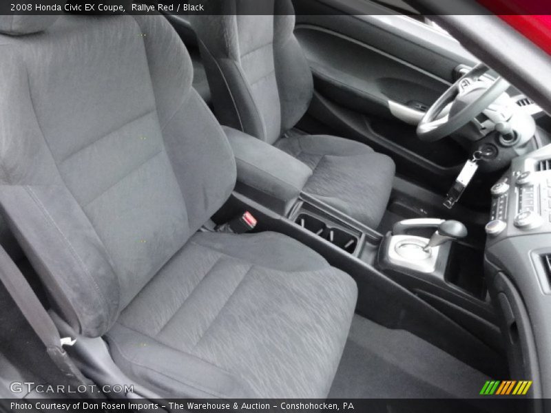 Rallye Red / Black 2008 Honda Civic EX Coupe