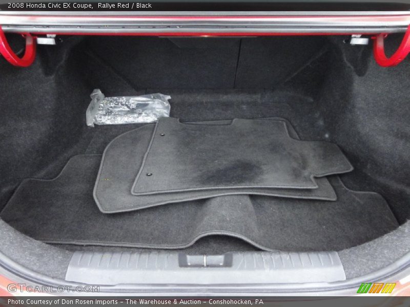 Rallye Red / Black 2008 Honda Civic EX Coupe