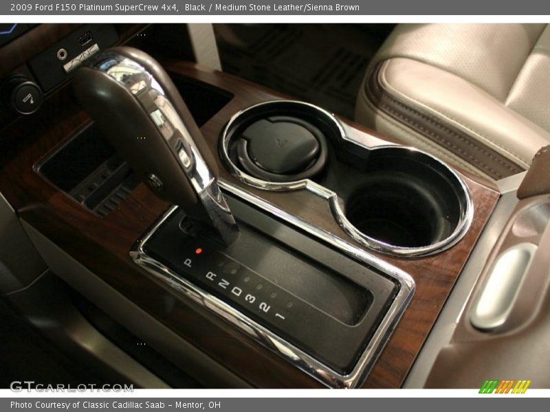 Black / Medium Stone Leather/Sienna Brown 2009 Ford F150 Platinum SuperCrew 4x4