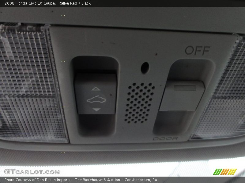 Rallye Red / Black 2008 Honda Civic EX Coupe