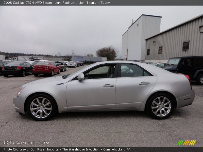  2008 CTS 4 AWD Sedan Light Platinum
