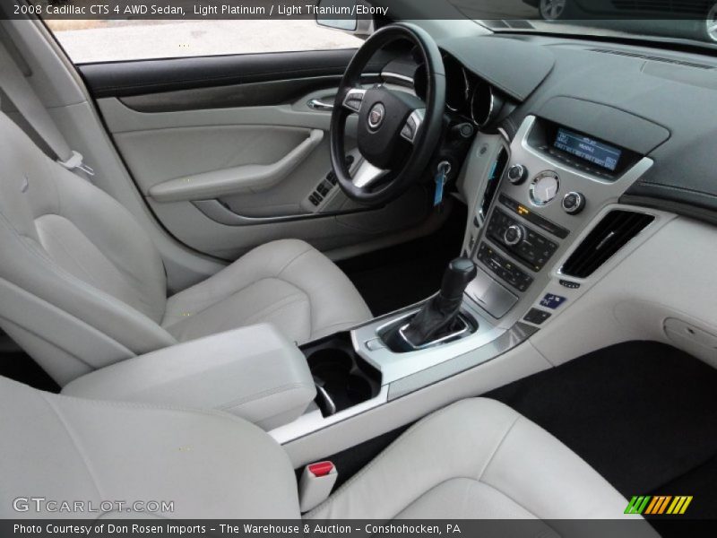  2008 CTS 4 AWD Sedan Light Titanium/Ebony Interior