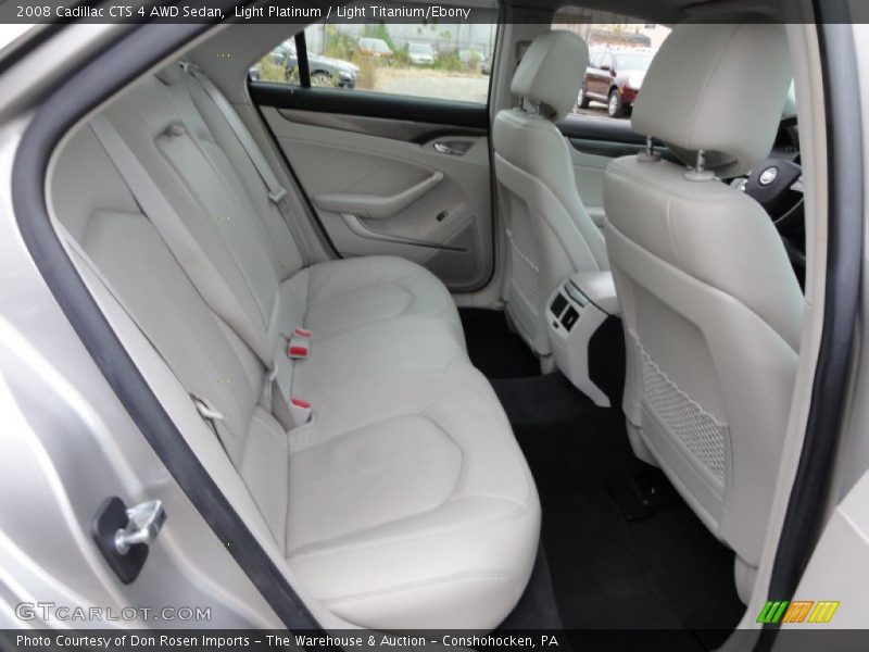  2008 CTS 4 AWD Sedan Light Titanium/Ebony Interior