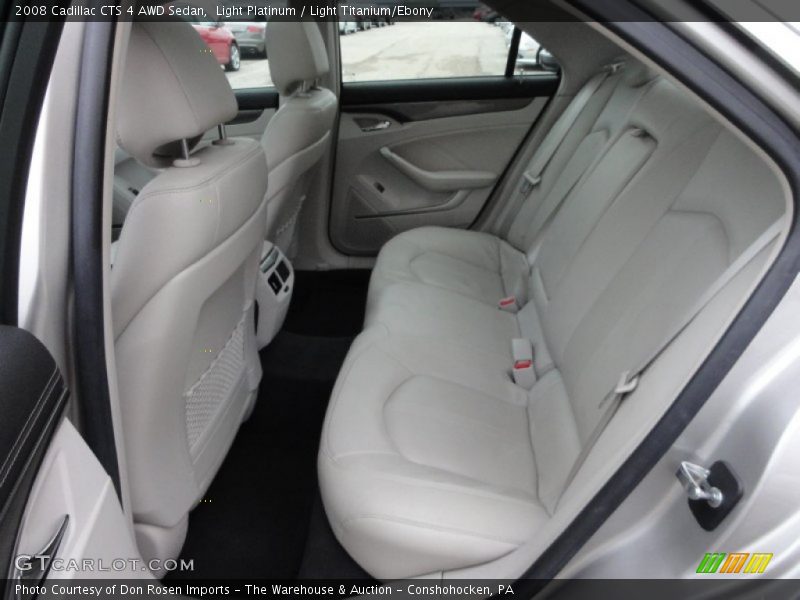  2008 CTS 4 AWD Sedan Light Titanium/Ebony Interior