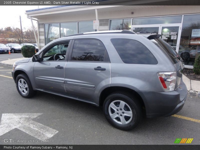 Dark Silver Metallic / Light Gray 2005 Chevrolet Equinox LS AWD