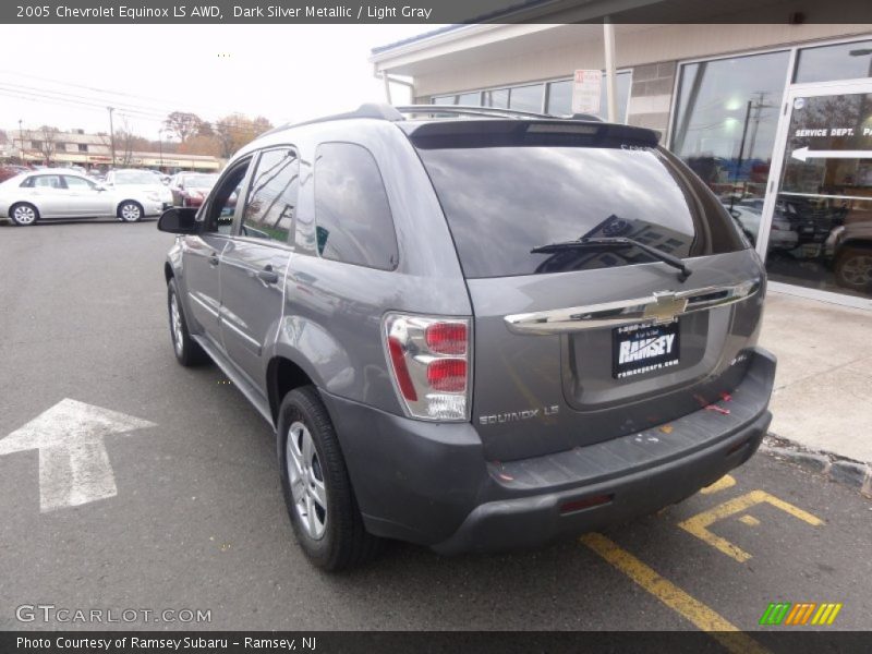 Dark Silver Metallic / Light Gray 2005 Chevrolet Equinox LS AWD