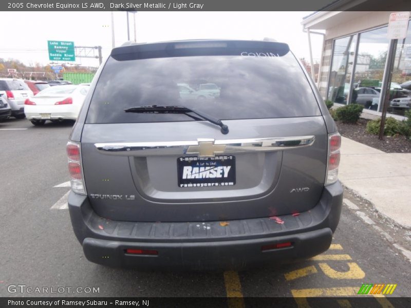 Dark Silver Metallic / Light Gray 2005 Chevrolet Equinox LS AWD