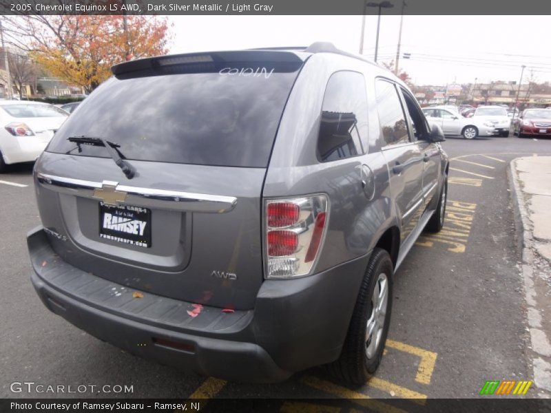 Dark Silver Metallic / Light Gray 2005 Chevrolet Equinox LS AWD