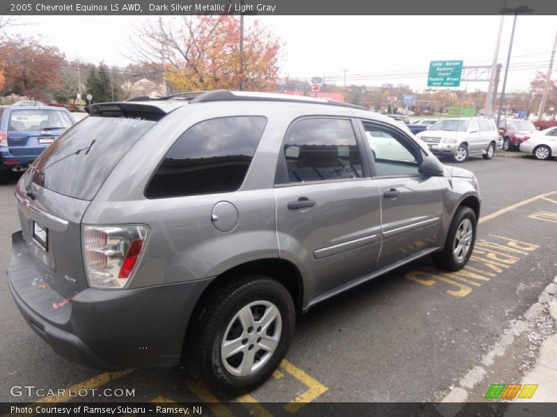 Dark Silver Metallic / Light Gray 2005 Chevrolet Equinox LS AWD