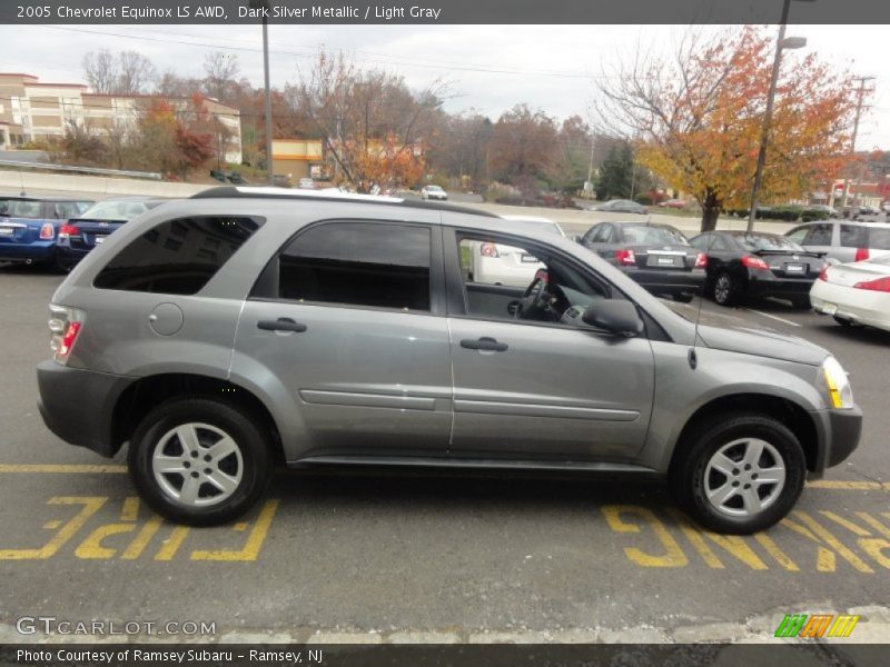Dark Silver Metallic / Light Gray 2005 Chevrolet Equinox LS AWD