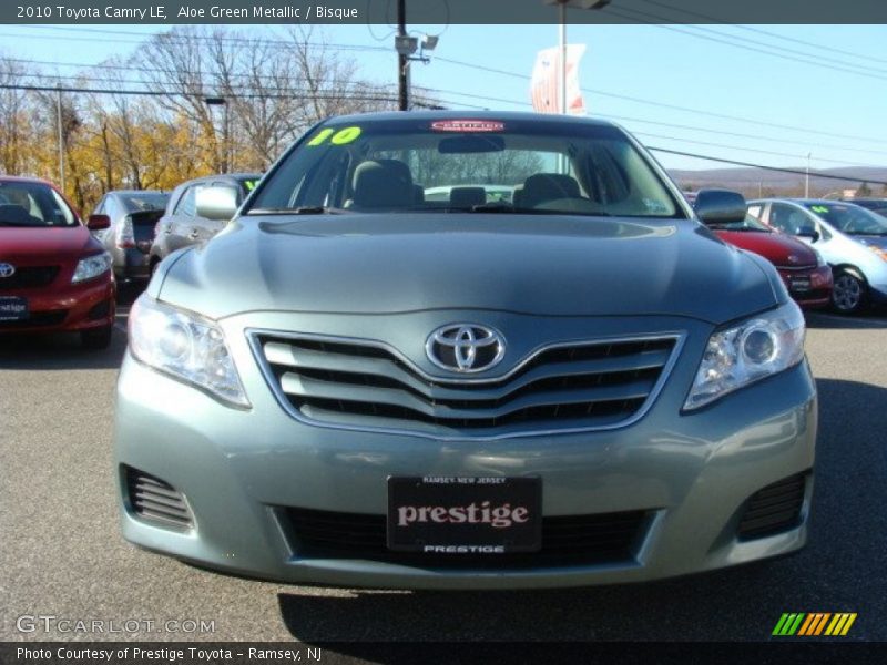 Aloe Green Metallic / Bisque 2010 Toyota Camry LE