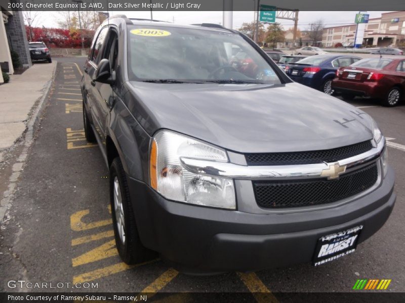 Dark Silver Metallic / Light Gray 2005 Chevrolet Equinox LS AWD