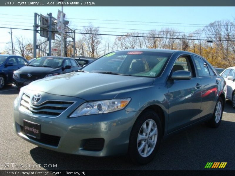 Aloe Green Metallic / Bisque 2010 Toyota Camry LE