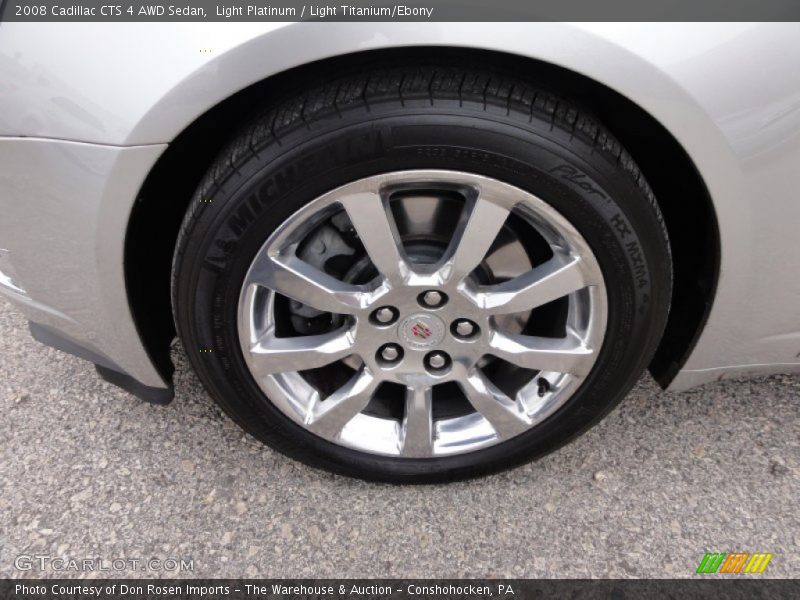 Light Platinum / Light Titanium/Ebony 2008 Cadillac CTS 4 AWD Sedan