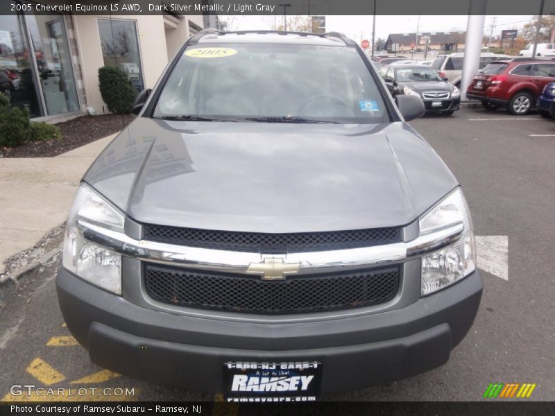 Dark Silver Metallic / Light Gray 2005 Chevrolet Equinox LS AWD