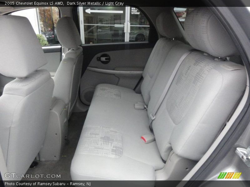 Dark Silver Metallic / Light Gray 2005 Chevrolet Equinox LS AWD