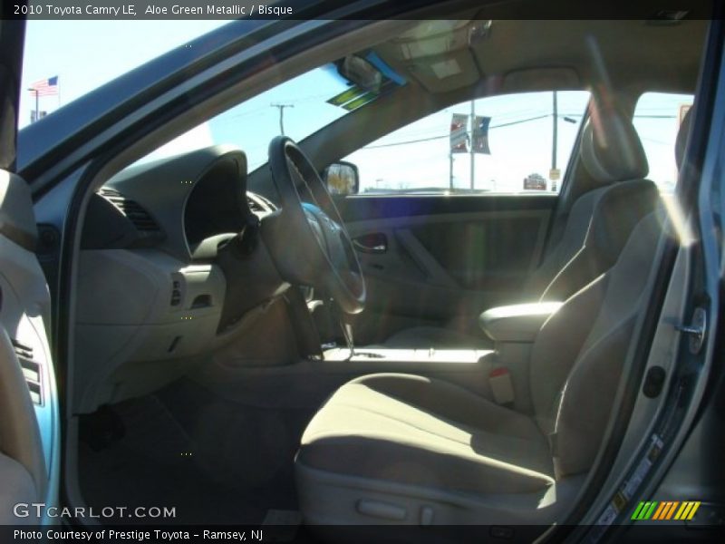 Aloe Green Metallic / Bisque 2010 Toyota Camry LE