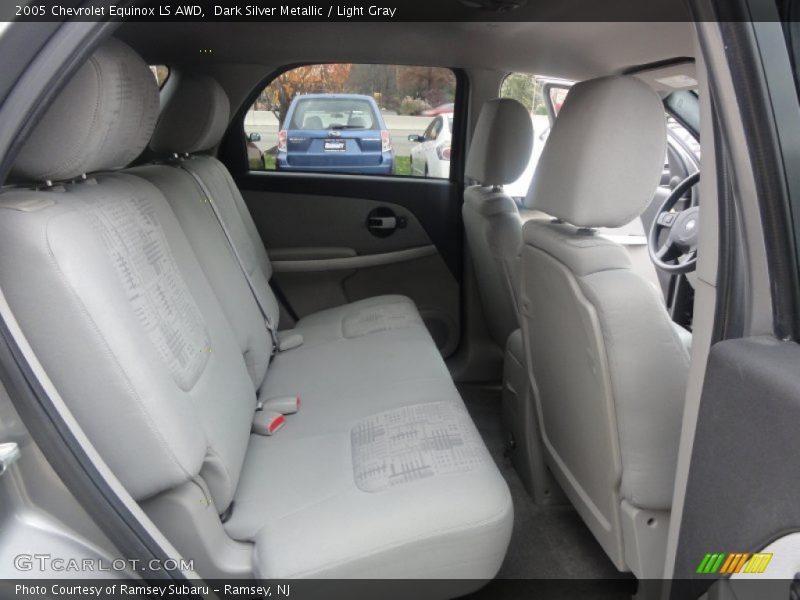 Dark Silver Metallic / Light Gray 2005 Chevrolet Equinox LS AWD