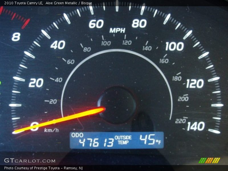 Aloe Green Metallic / Bisque 2010 Toyota Camry LE