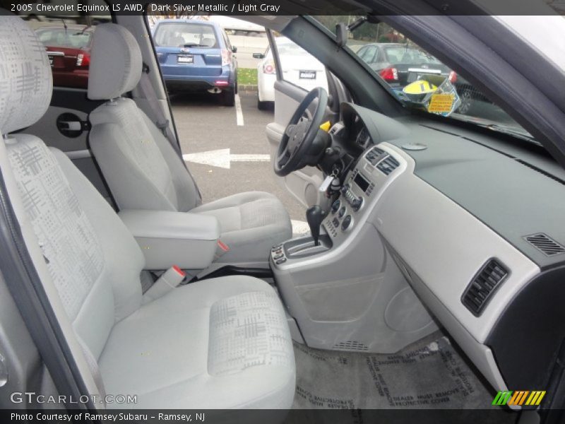 Dark Silver Metallic / Light Gray 2005 Chevrolet Equinox LS AWD