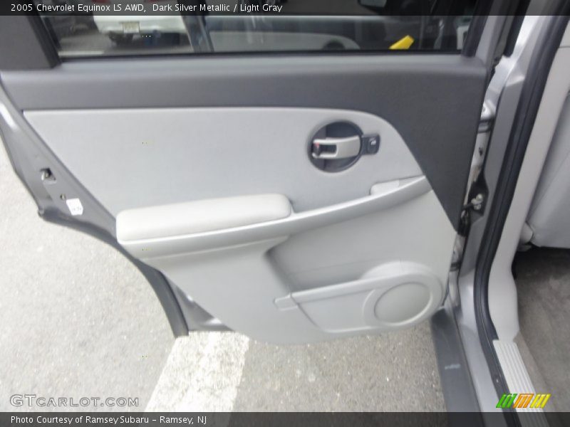 Dark Silver Metallic / Light Gray 2005 Chevrolet Equinox LS AWD