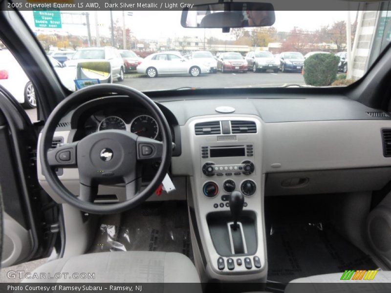 Dark Silver Metallic / Light Gray 2005 Chevrolet Equinox LS AWD