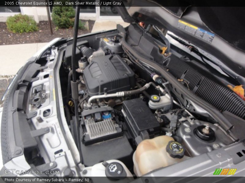 Dark Silver Metallic / Light Gray 2005 Chevrolet Equinox LS AWD