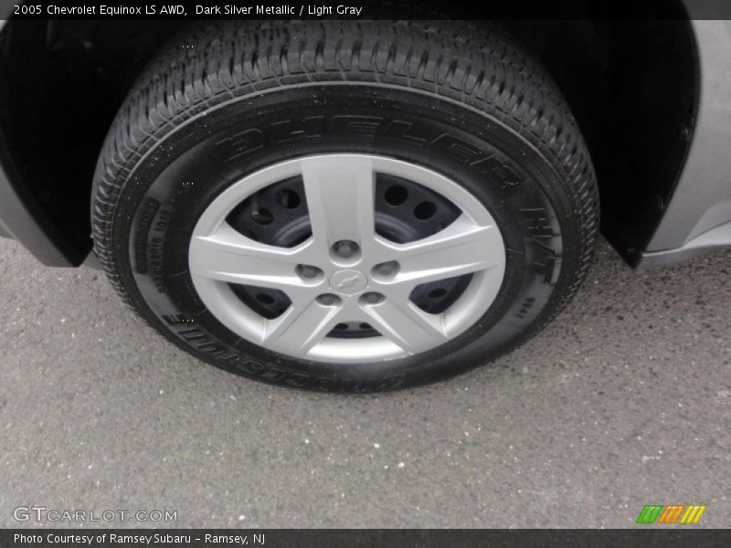 Dark Silver Metallic / Light Gray 2005 Chevrolet Equinox LS AWD
