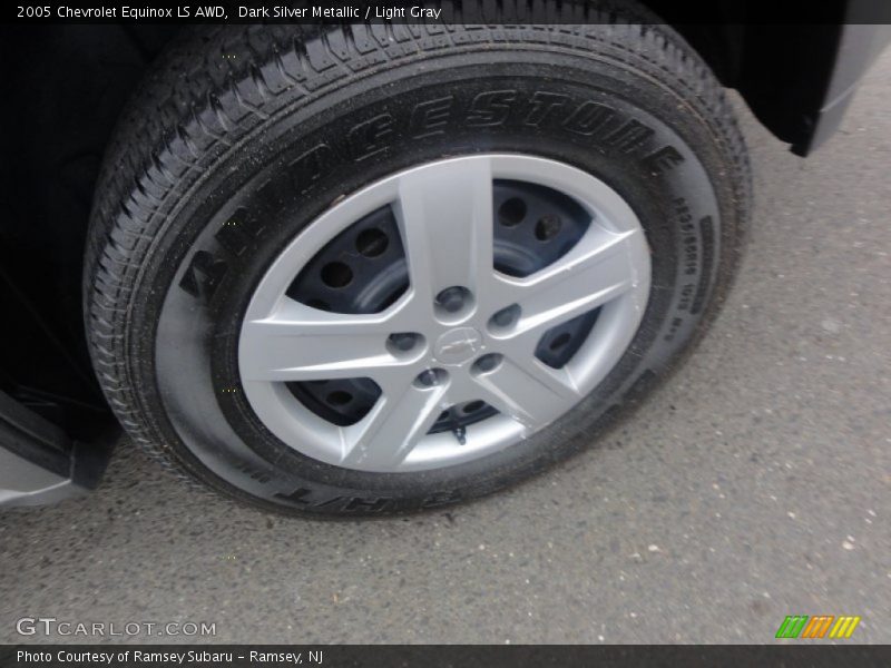 Dark Silver Metallic / Light Gray 2005 Chevrolet Equinox LS AWD