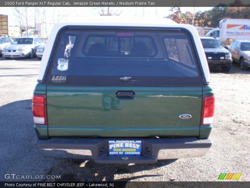 Amazon Green Metallic / Medium Prairie Tan 2000 Ford Ranger XLT Regular Cab