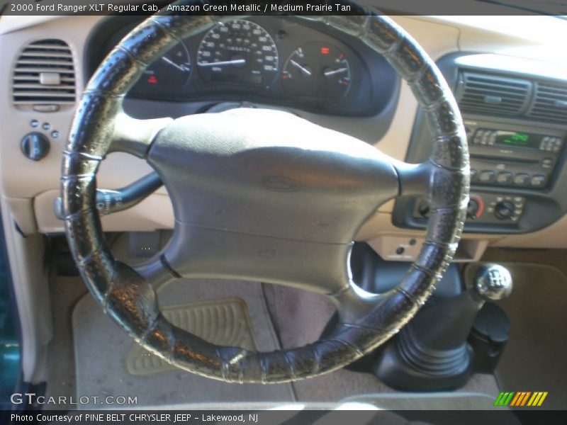 Amazon Green Metallic / Medium Prairie Tan 2000 Ford Ranger XLT Regular Cab