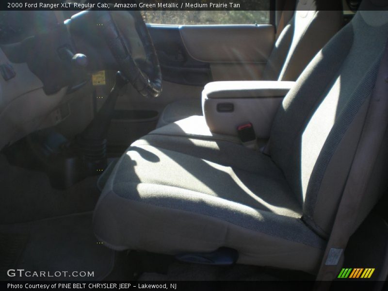 Amazon Green Metallic / Medium Prairie Tan 2000 Ford Ranger XLT Regular Cab