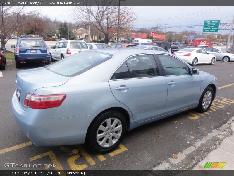 Sky Blue Pearl / Ash 2008 Toyota Camry XLE