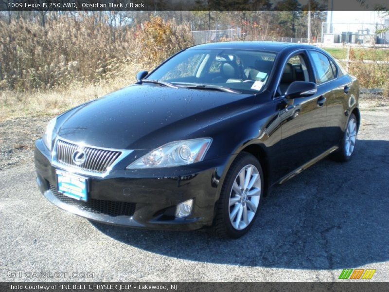Front 3/4 View of 2009 IS 250 AWD