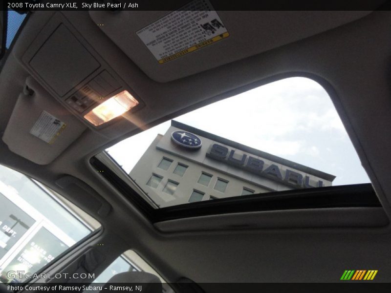 Sky Blue Pearl / Ash 2008 Toyota Camry XLE