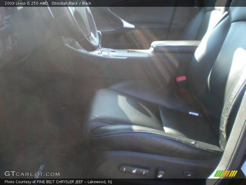 Obsidian Black / Black 2009 Lexus IS 250 AWD