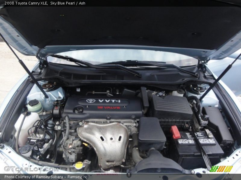 Sky Blue Pearl / Ash 2008 Toyota Camry XLE