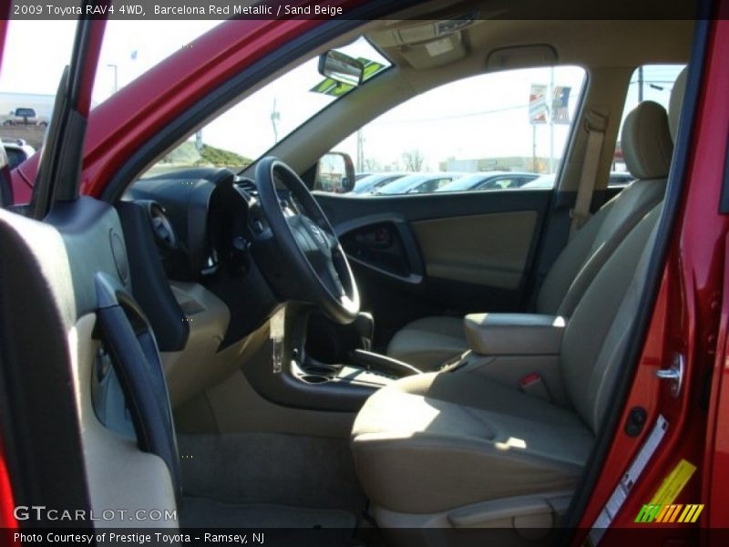 Barcelona Red Metallic / Sand Beige 2009 Toyota RAV4 4WD