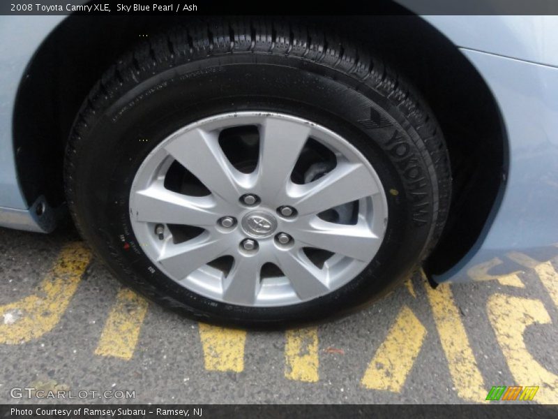 Sky Blue Pearl / Ash 2008 Toyota Camry XLE