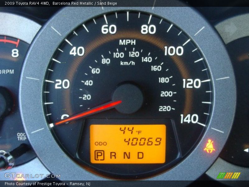 Barcelona Red Metallic / Sand Beige 2009 Toyota RAV4 4WD