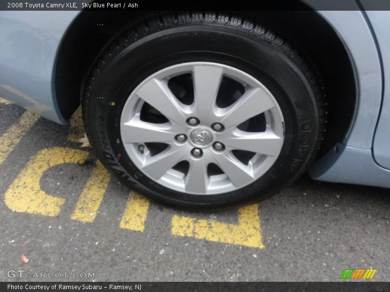 Sky Blue Pearl / Ash 2008 Toyota Camry XLE