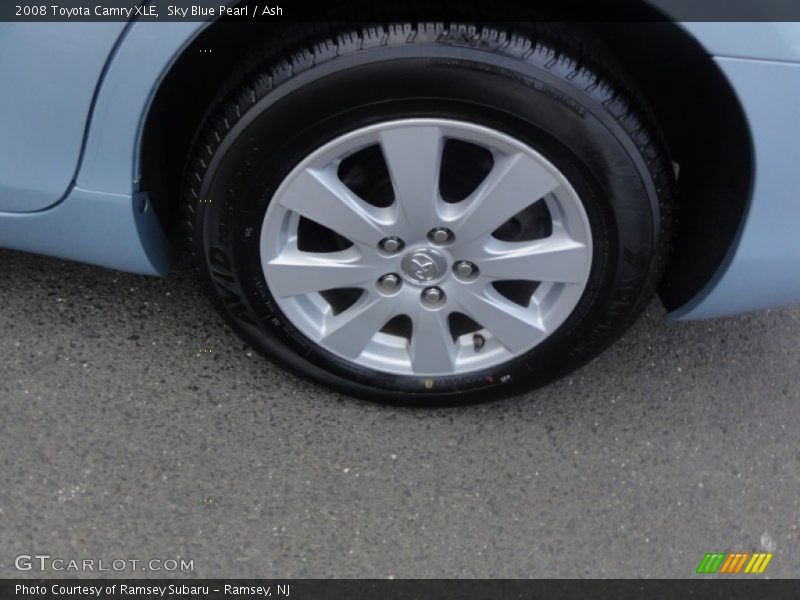 Sky Blue Pearl / Ash 2008 Toyota Camry XLE