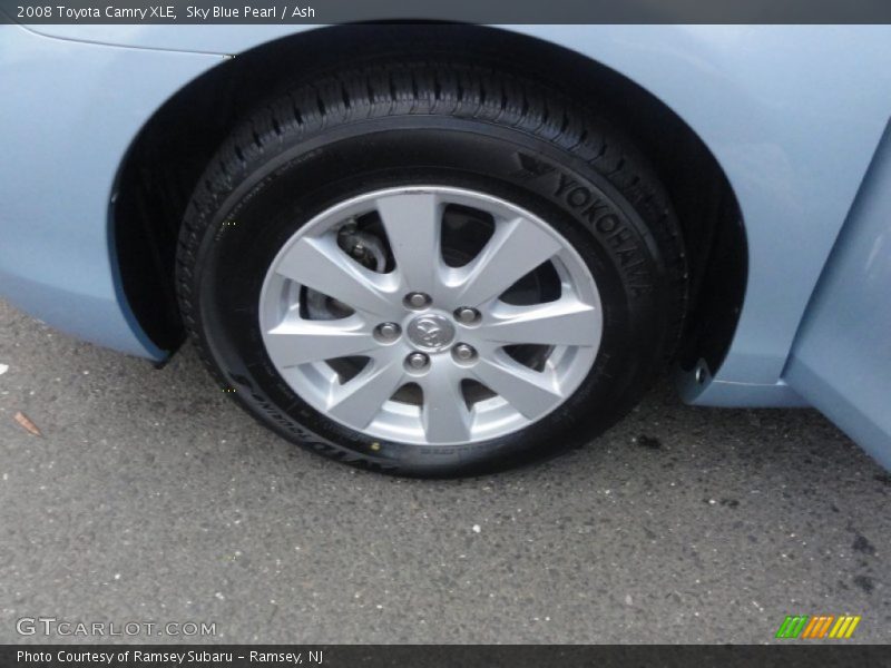 Sky Blue Pearl / Ash 2008 Toyota Camry XLE