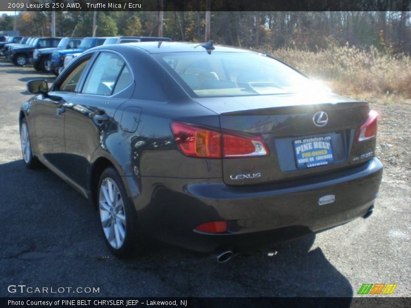 Truffle Mica / Ecru 2009 Lexus IS 250 AWD